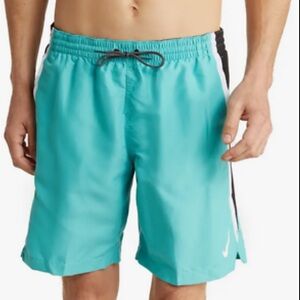 Nike Men's Swim Trunks,‎ XL, Turquoise & Black